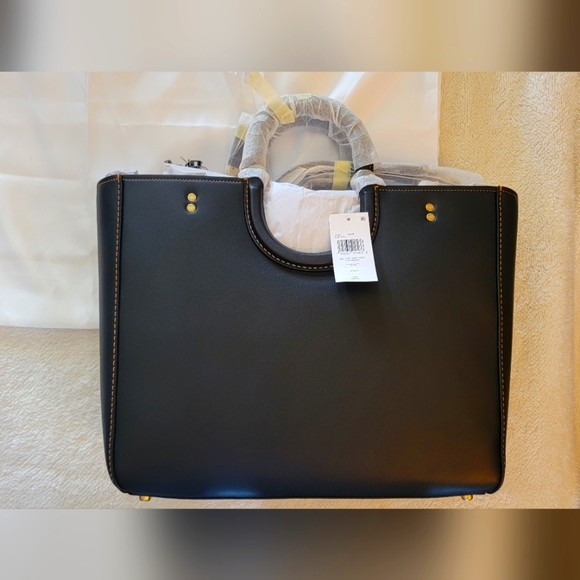 Coach Rae Colorblock Leather Tote Bag